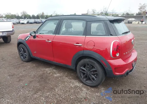 2013 Mini Countryman Cooper S z USA, uszkodzony, nr VIN WMWZC5C57DWP34993